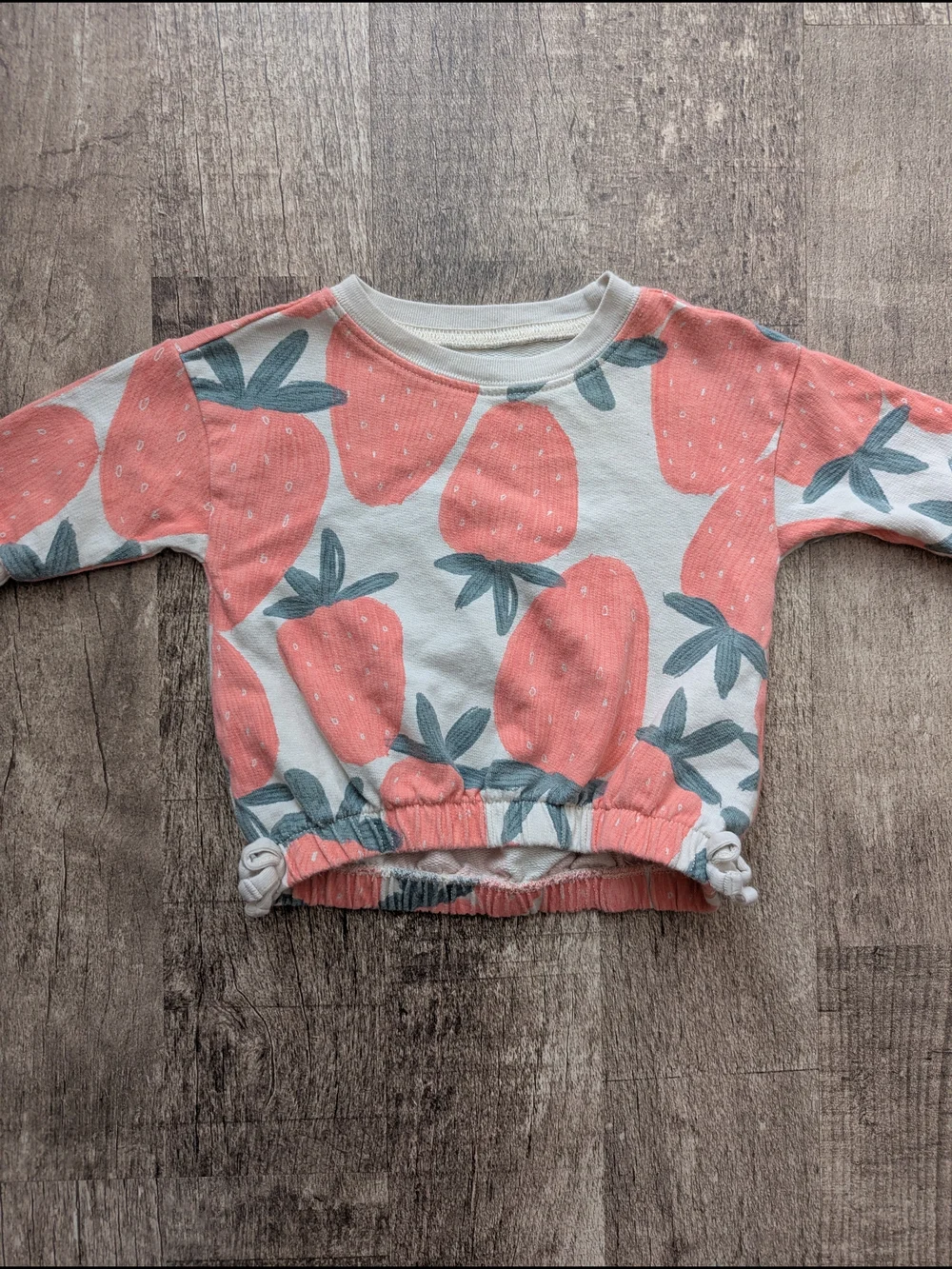 Carter's Strawberry Print Pullover Top
